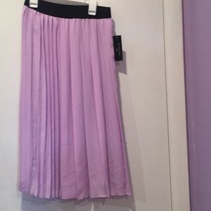 Lavender pleated midi/maxi skirt